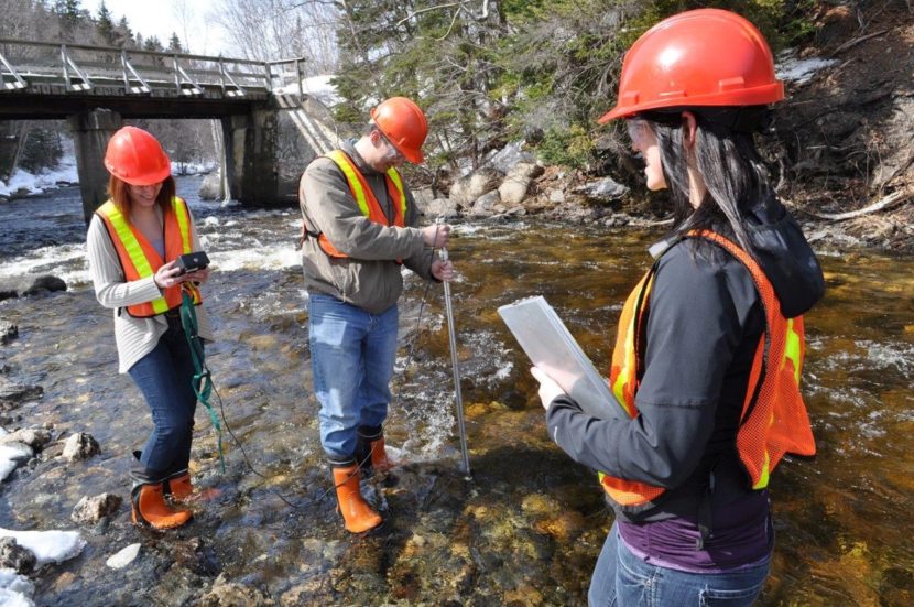 environmental engineers at work