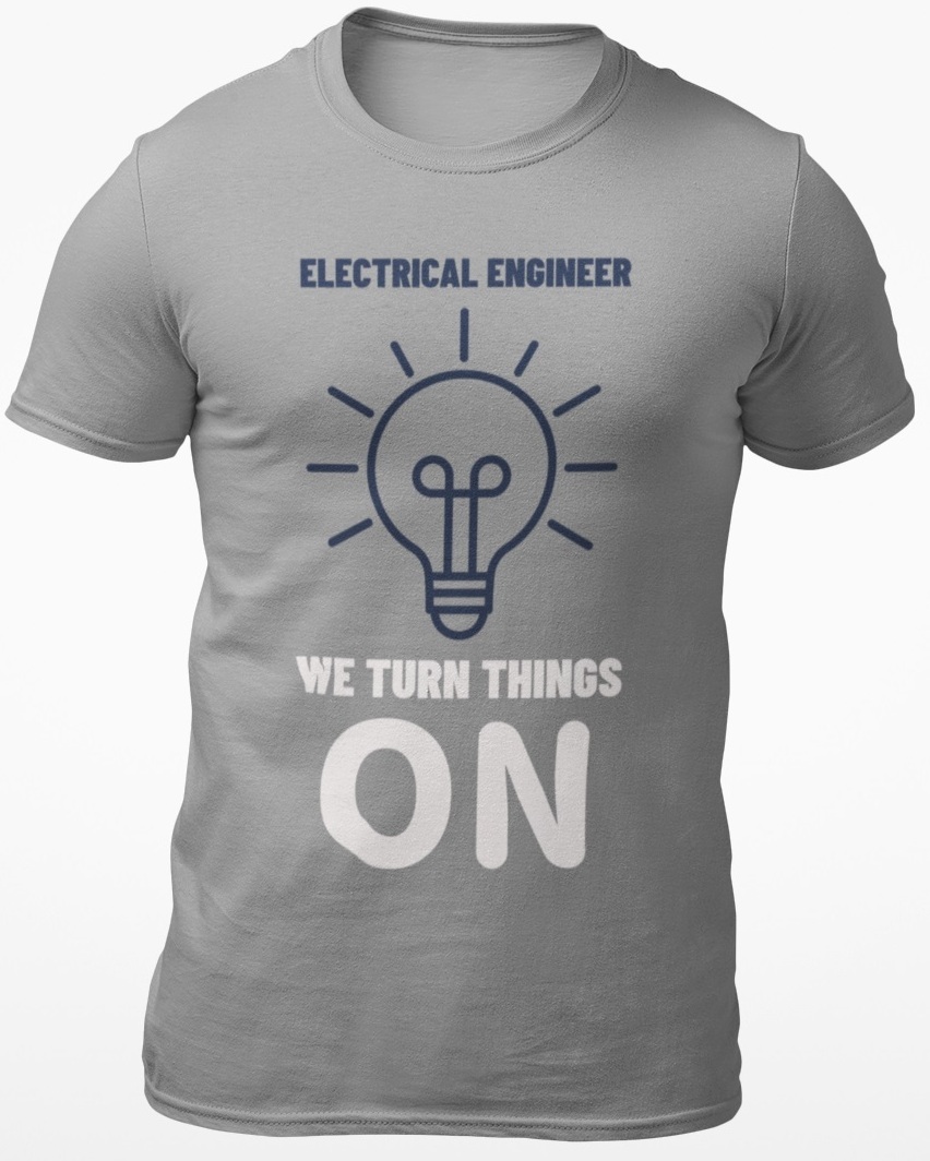 funny electrical tshirt